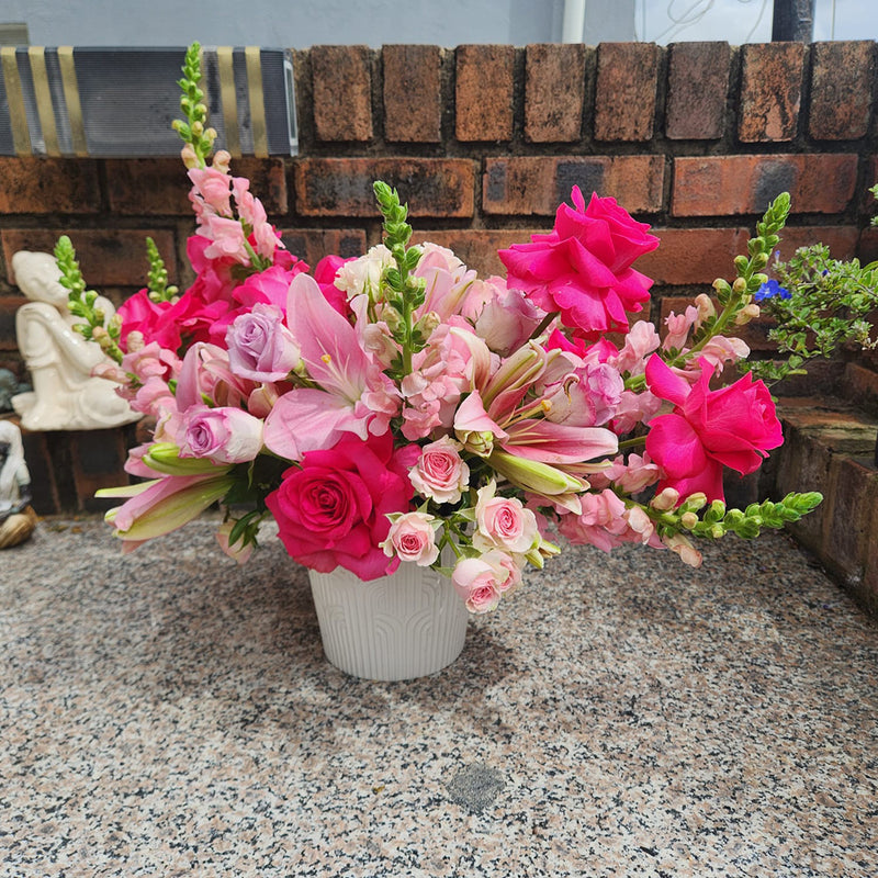 Blush Elegance Floral Arrangement